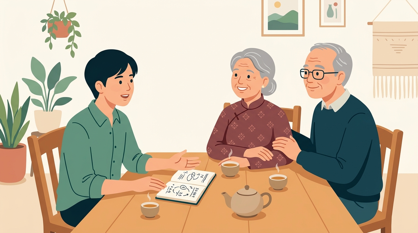 Cuộc đối thoại ấm áp thấu hiểu giữa người con và cha mẹ về ranh giới tài chính