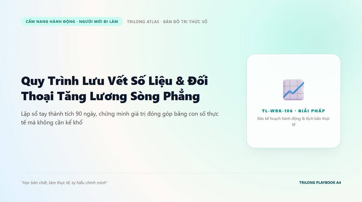 Minh họa nhân viên trẻ tự tin trình bày hồ sơ thành tích trước cấp trên