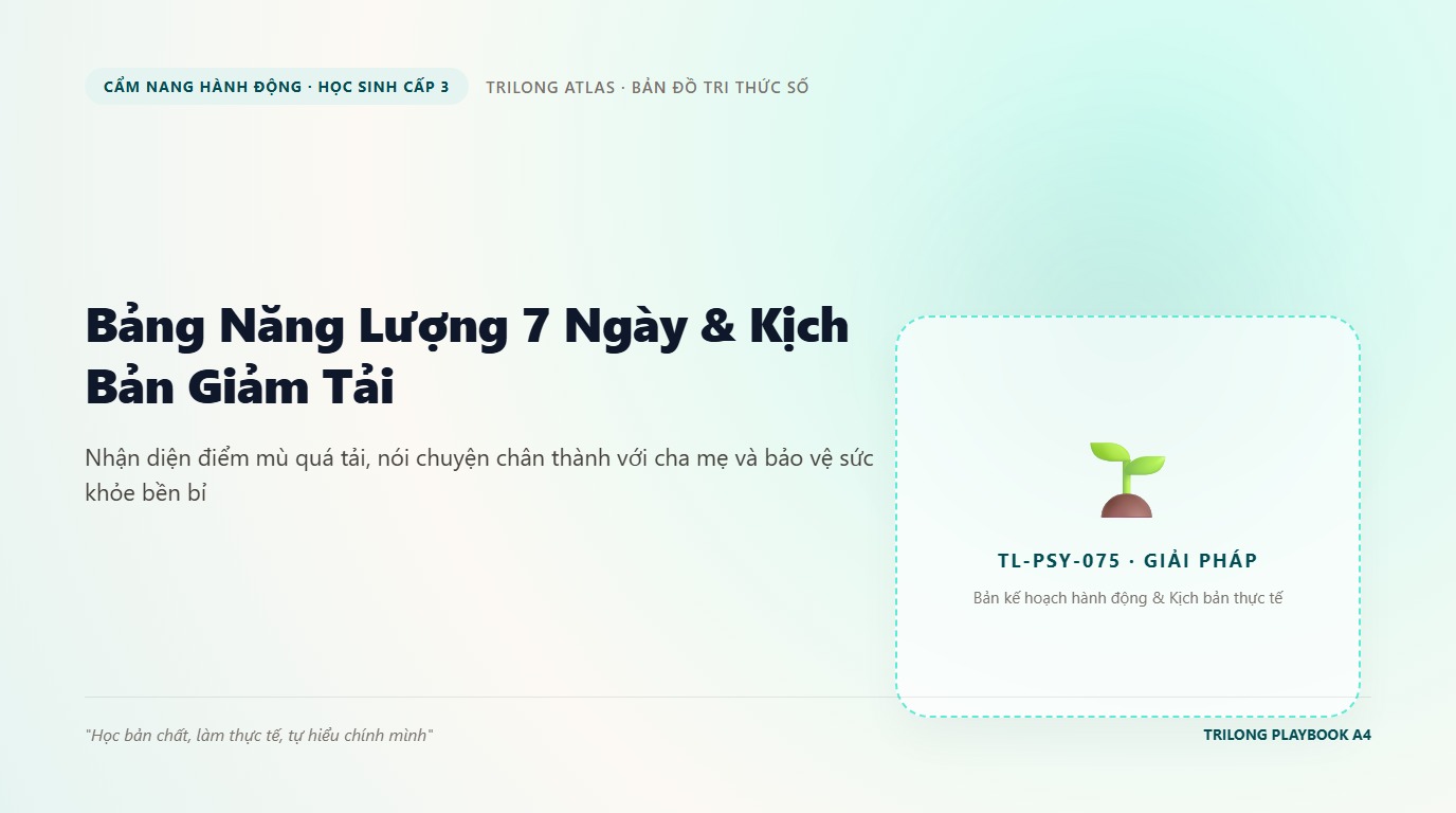 Minh họa bạn học sinh ngồi cùng cha mẹ bên bàn trà chia sẻ thời gian biểu tự học rõ ràng