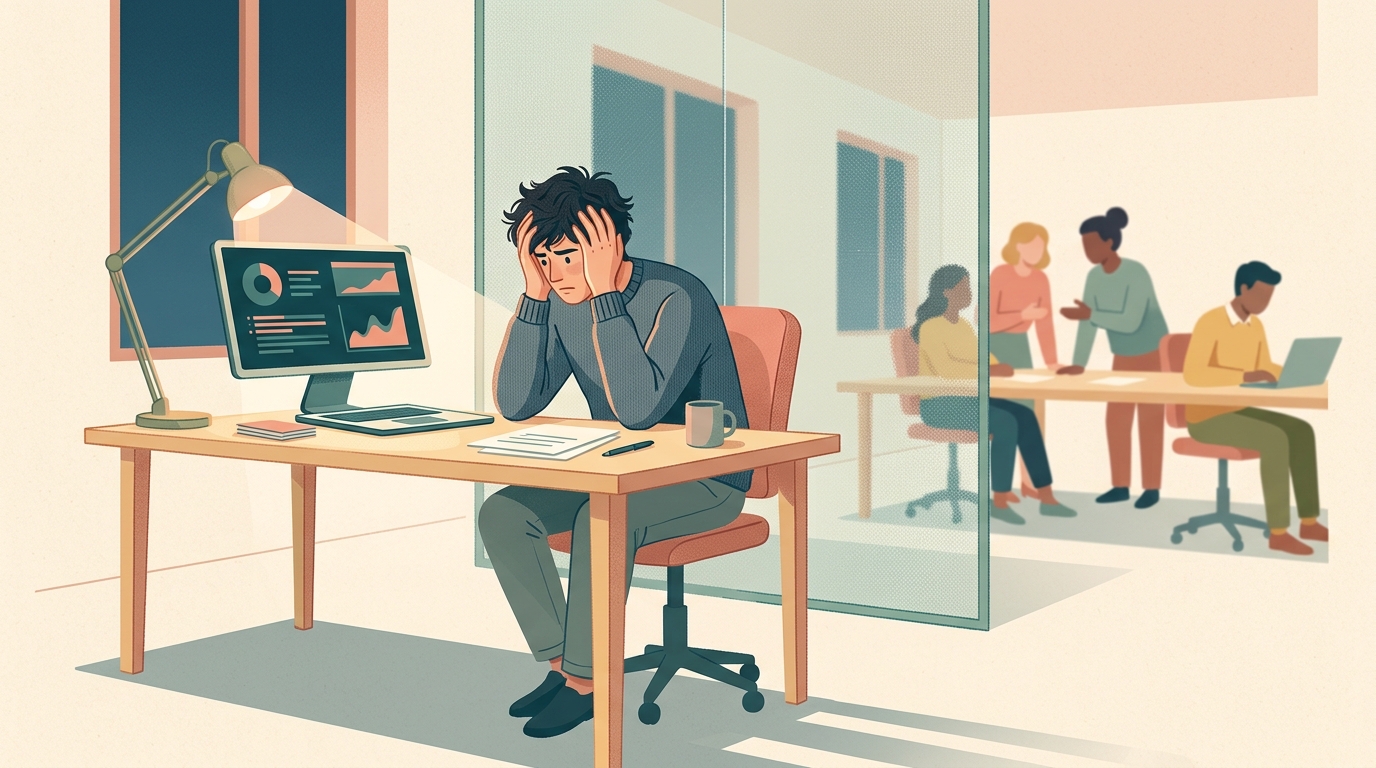 Chiếc lồng kính vô hình của sự e ngại và nỗi sợ làm phiền đồng nghiệp