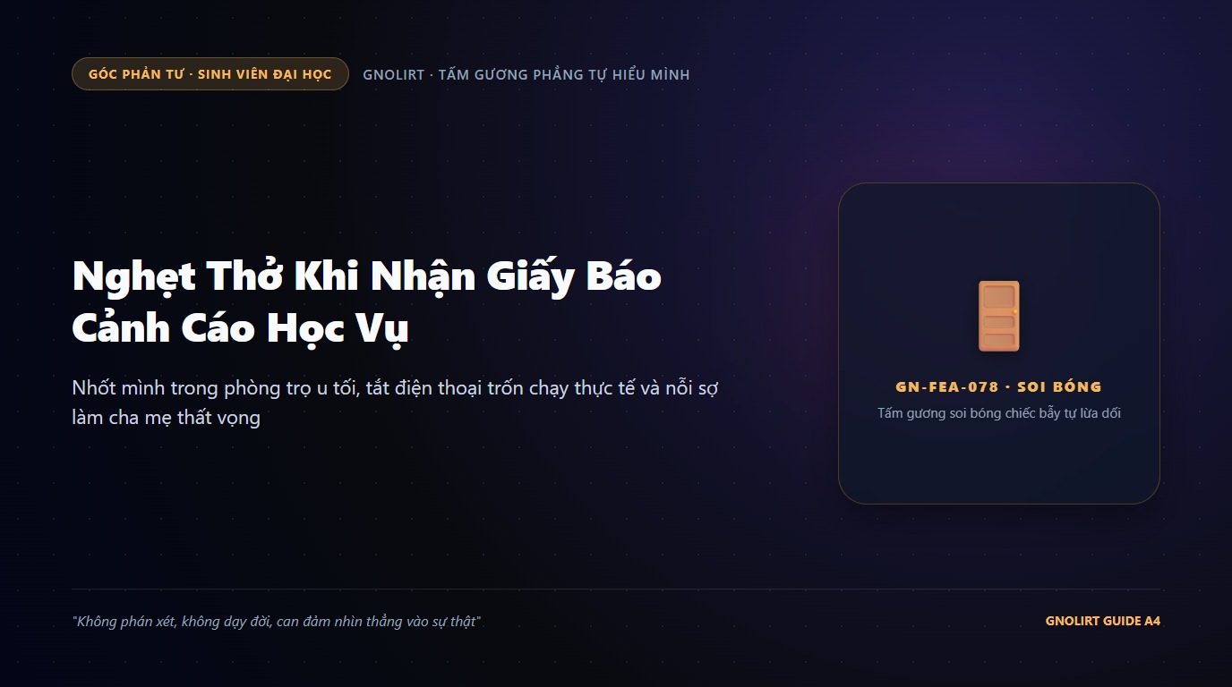 Minh họa bạn sinh viên ngồi bó gối thu mình trong góc phòng trọ tối tăm nhìn chằm chằm vào chiếc điện thoại tắt nguồn