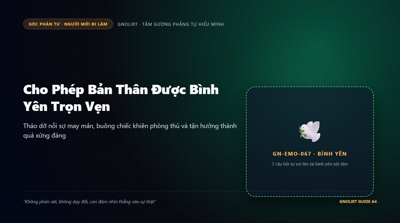 Minh họa bạn trẻ thảnh thơi ngồi tựa lưng vào ghế sofa nhắm mắt thở sâu cảm nhận sự bình an