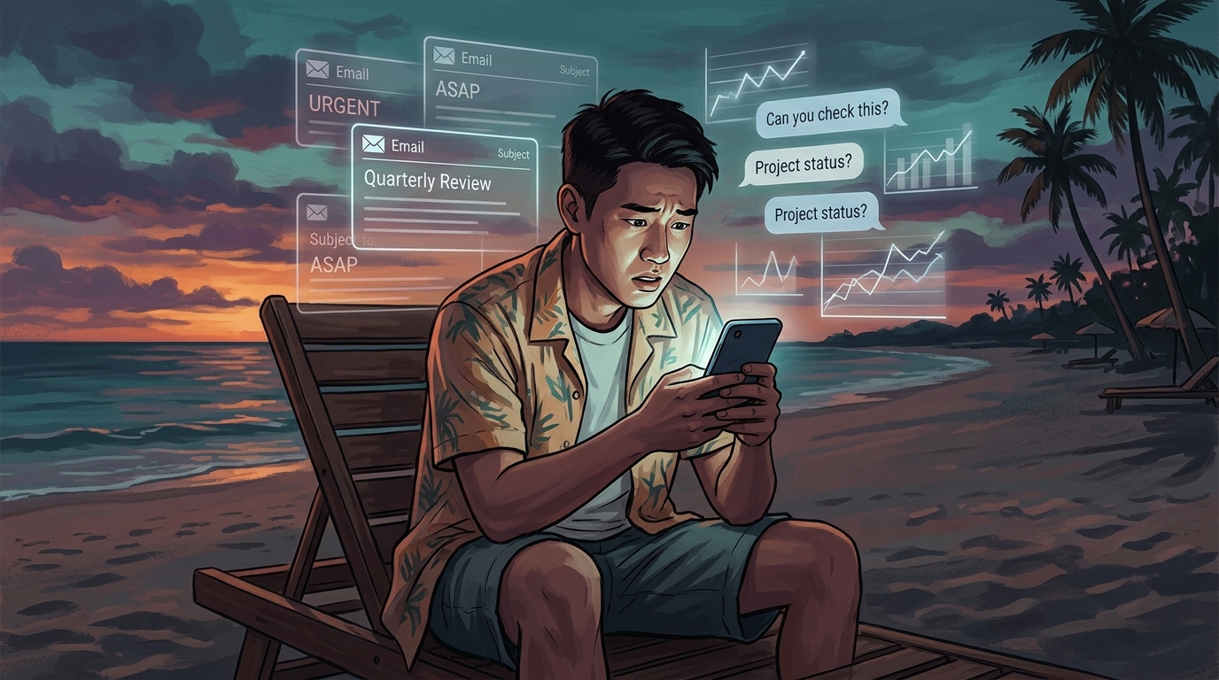 Tiếng rung vô hình và trạng thái cảnh giác thường trực trong kỳ nghỉ