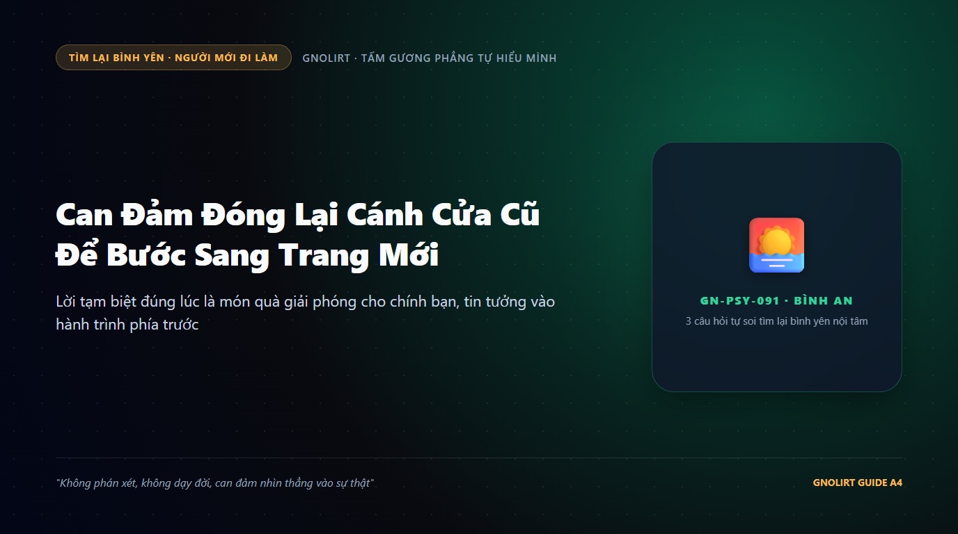 Người trẻ đứng bên cửa sổ nhìn ra chân trời mới, chuẩn bị bước tiếp hành trình của mình