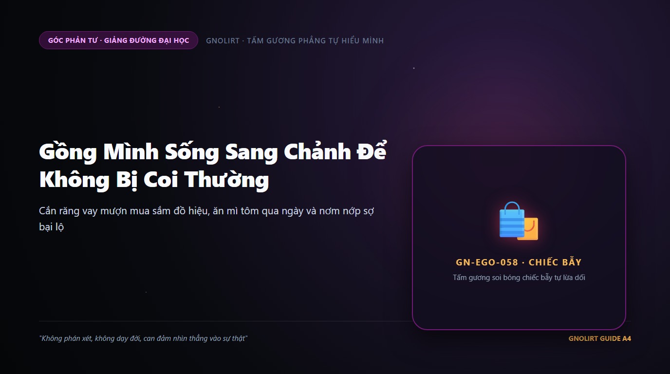 Minh họa bạn sinh viên ngồi ăn mì tôm trong phòng trọ chật hẹp nhìn vào chiếc váy đắt tiền với nỗi đau đớn dằn vặt