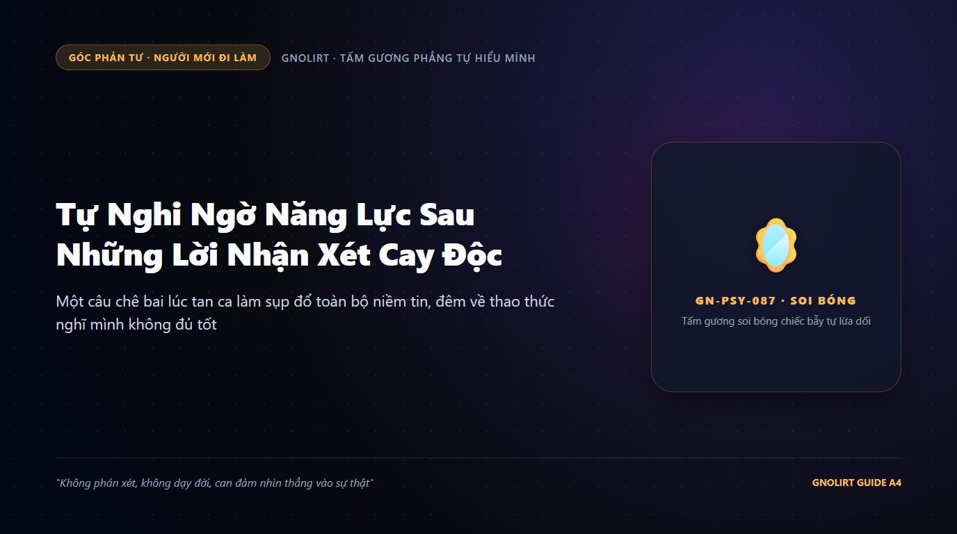 Người trẻ ngồi gục đầu bên bàn làm việc trong phòng trọ tối muộn